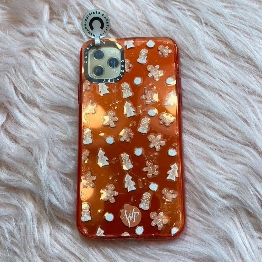 Casetify Christmas Cookie Transparent Red Ultra Impact Case IPhone 11 Pro Max